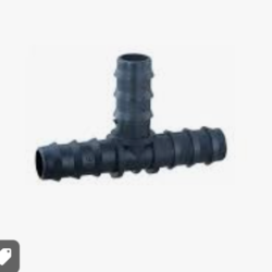 Tee dentado 20mm 1/2" HDPE polietileno