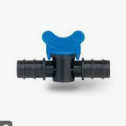 Valvula Ramal 25mm 3/4 llave paso HDPE polietileno