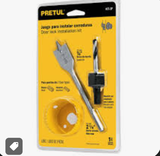Juego 3 piezas para instalar chapa UYUSTOOLS - sierra copa