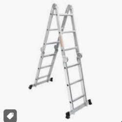 Escalera multiposicion 12 peldaños