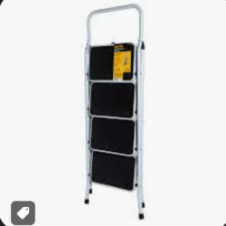 escalera tubular plegable 4 peldaños PRETUL