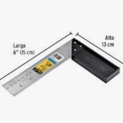escuadra carpintero 6" PRETUL