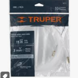 Guía de Nylon wincha pasacables TRUPER 15 metros