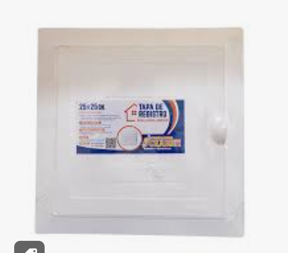 Tapa de registro 19 x 19 adosable con adhesivo ( para llave de paso)