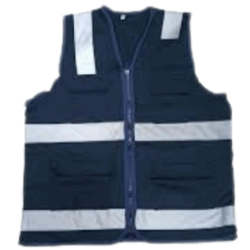 Chaleco Drill con Cinta en H Azul Marino