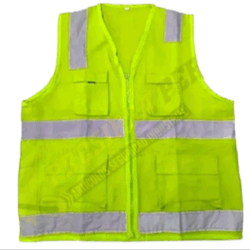 Chaleco Drill con Cinta en H Verde Limon