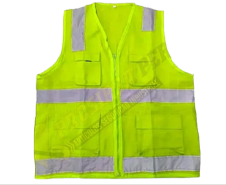 Chaleco Drill con Cinta en H Verde Limon