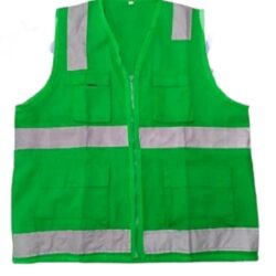 Chaleco Drill con Cinta en H Verde Petroleo