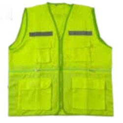Chaleco Drill tipo reportero Verde limon