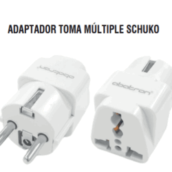 Adaptador toma multiple Schuko ABATRON enchufe