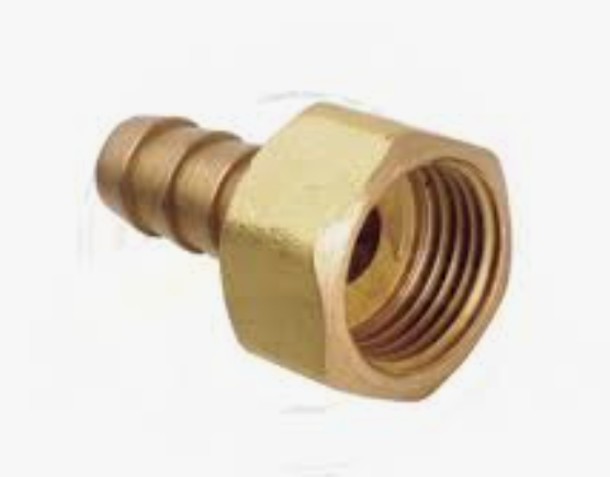 Terminal hembra bronce 1/2 x 3/8 - comprensora