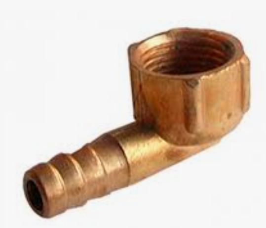 Codo cachimba bronce 1/2 x3/8 - cocina