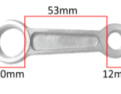 Biela para comprensora 42mm - repuesto copresor