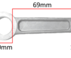 Biela para comprensora 47mm - repuesto copresor