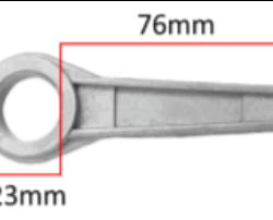 Biela para comprensora 48mm - repuesto copresor