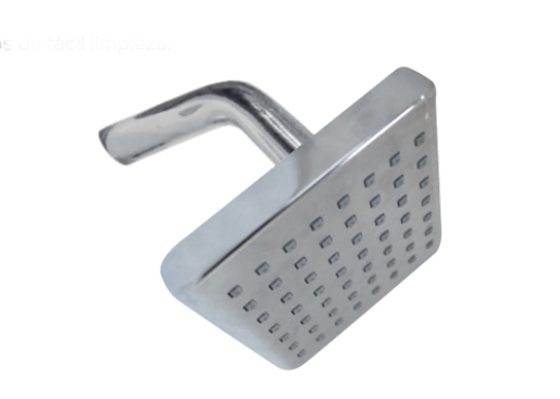 Cabeza de ducha 1/2 Cromada Cuadrado con borde C&a