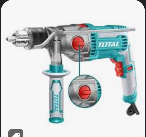 Taladro Percutor 5/8 1100w velocidad variable TG211166 TOTAL rotomartillo 