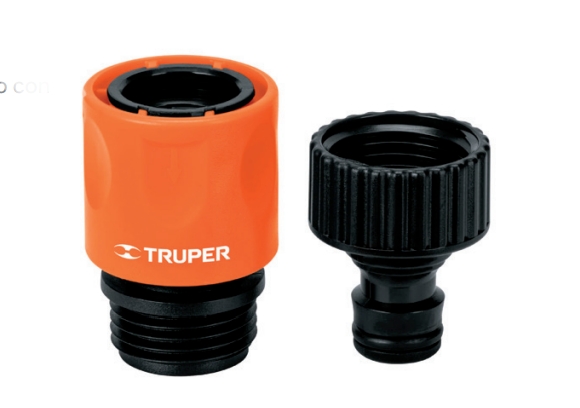 Conector rápido para manguera sistema click TRUPER