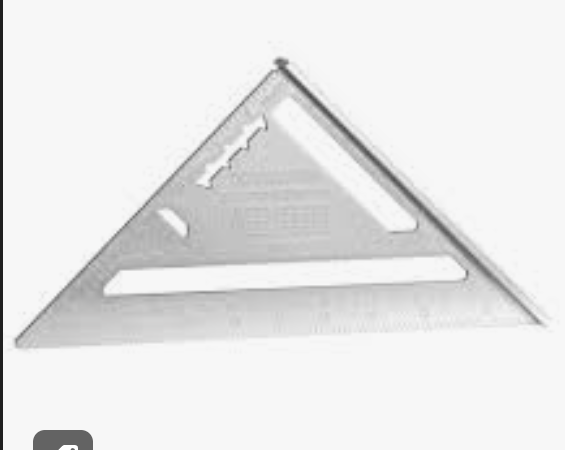 Escuadra triangular 12 de aluminio para muros KAMASA