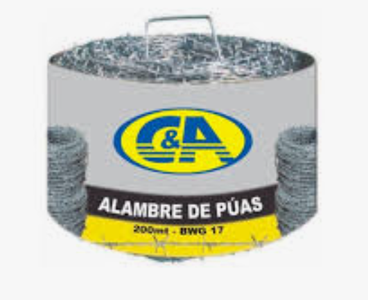 Alambre Pua 180 Mtrs 5 pulgadas 5.5 kg