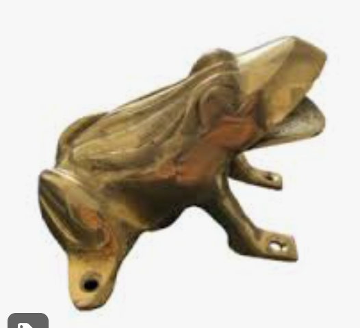 Juego sapo bronce + fichas