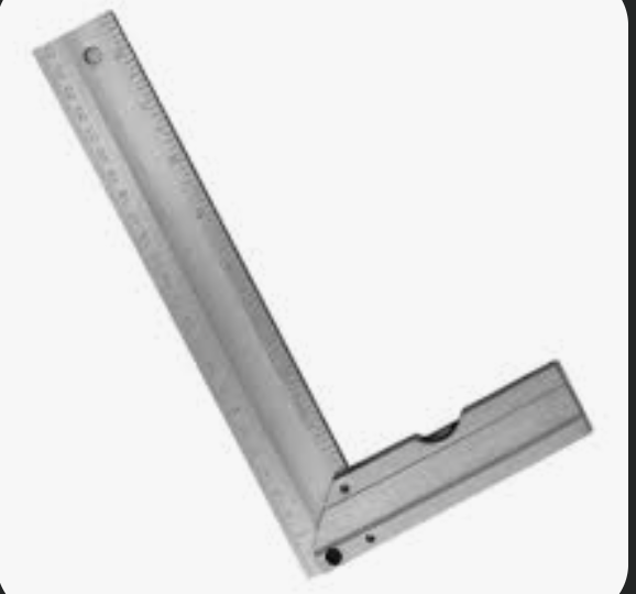Escuadra aluminio con nivel 25cm MAKUTE
