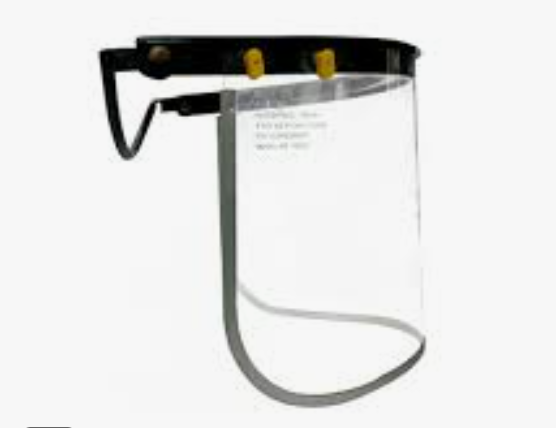 Careta facial Transparente para Cas9co + Bracket (Clip con Mica
