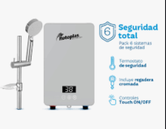 Terma electrica instantánea new sense ROTOPLAST