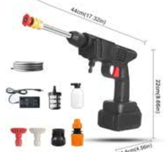 Hidrolavadora Alta Presión Bateria 21V WISEUP