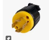 Enchufe de torsión 20Amp 220v 4 Hilos con Protector para GENERADOR