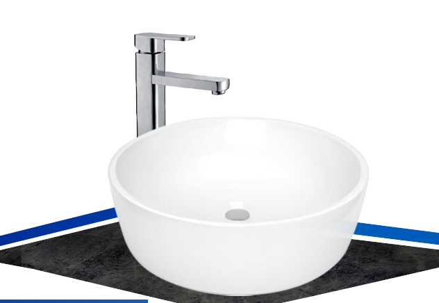 Lavadero Bowl Viena de Loza 41.5 x 41.5 x 143.5 - No incluye caño