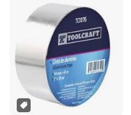 Cinta de Aluminio 50mm 2" para DUCTO DE AIRE ACONDICIONADO