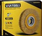 Escobilla Redonda para Esmeril 6" DORADA UYUSTOOLS