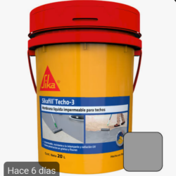 Sika Techo 3 impermeabilizante sikafill GRIS 20 Litros