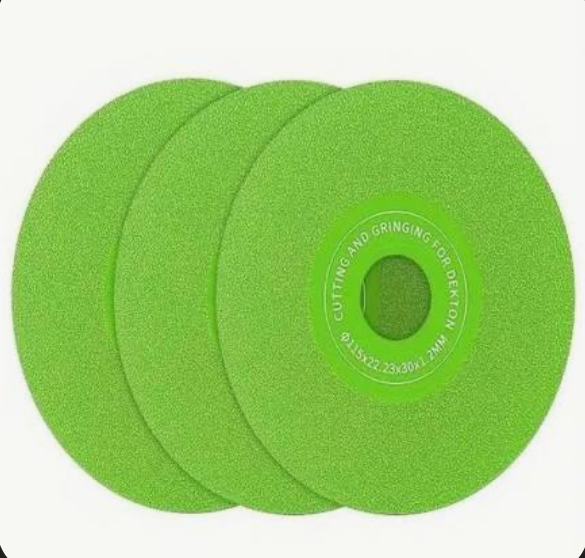 Disco verde para vidrio o mayolica 4 1/2 DENACET