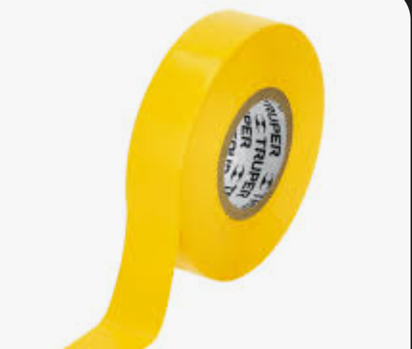 Cinta Aislante 3/4 x 20 Y 18 mm Uyustools - AMARILLO