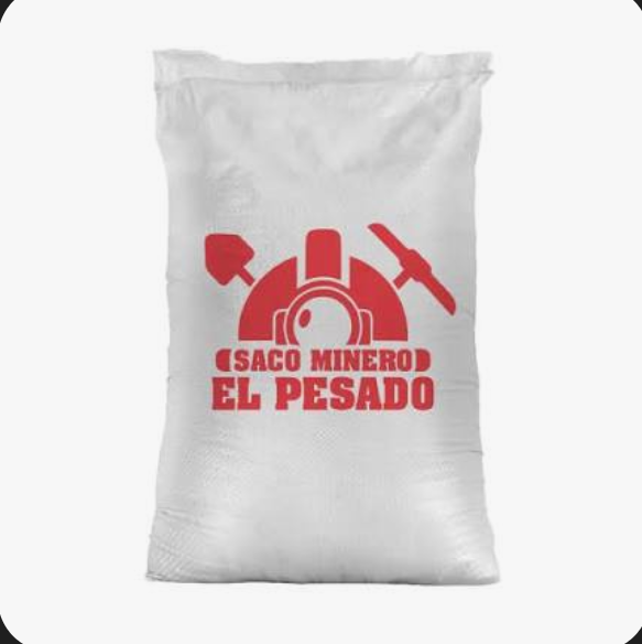 Saco Costal Minero 55cm x 99cm RAYMA blanco