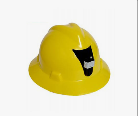 Casco protector MINERO amarillo TRIDENTE