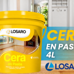 Cera en Pasta Balde 1 galon LOSARO - Amarillo