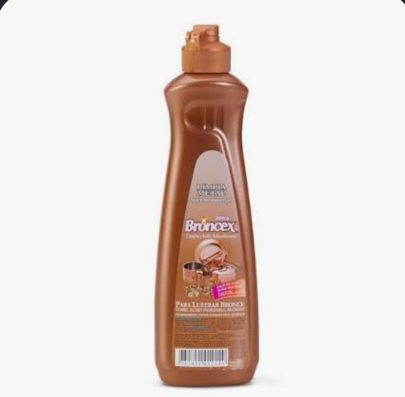 Limpiador de Cobre / Aluminio / Acero Inoxidable BRONCEX 280ml Premio - pulidor saca brillo
