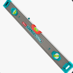 Nivel de Aluminio 60 Pulgadas 153 cm Magnético TOTAL