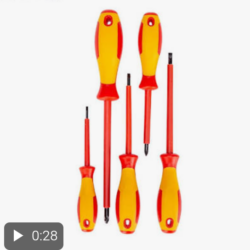 Juego 5 Desarmador de Electricista WISEUP