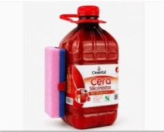Cera liquida siliconada roja 1 galon ORIENTAL + APLICADOR