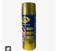 Pintura spray 400ml DORADO y ALUMINIO C&A