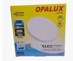 Foco panel redondo tipo TORTA 24W OPALUX TRICOLOR