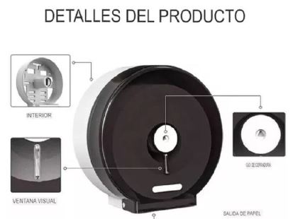 porta papel higienico dispensador ECONOMICO