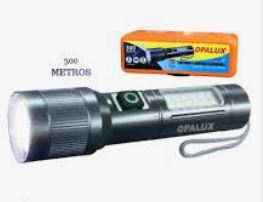 Linterna 5w OPALUX 500lm con zoom carcasa de METAL tactica