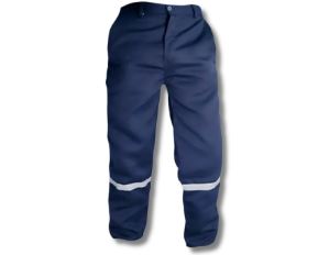 Pantalon Termico azul con forro polar y Cinta Reflectiva - T L