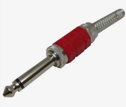 Plug Mono 6.3 ESPECIAL ROJO - Audio