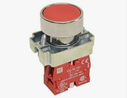 Pulsador ROJO 10AMP 600V OPALUX - Interruptor Boton